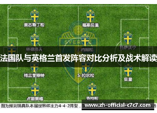 法国队与英格兰首发阵容对比分析及战术解读